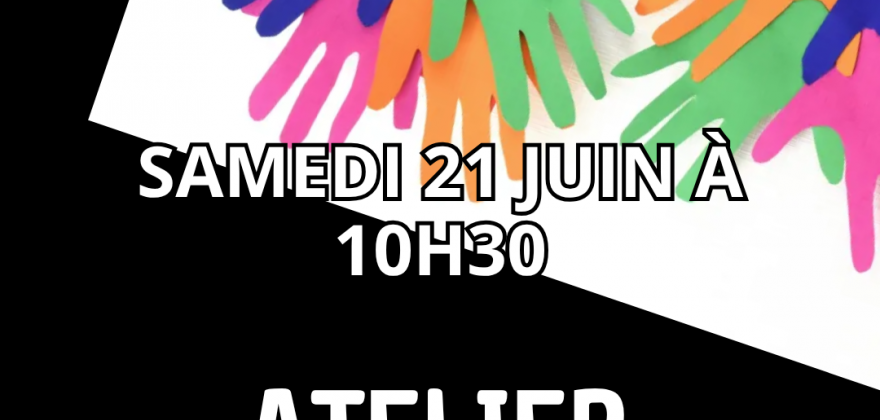 ANIMATION "Atelier créatif pour les petits"