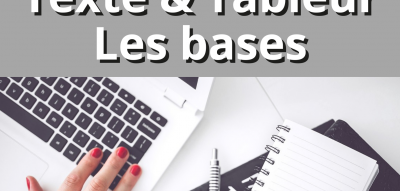 Formation "Le traitement de texte et le tableur : les bases"