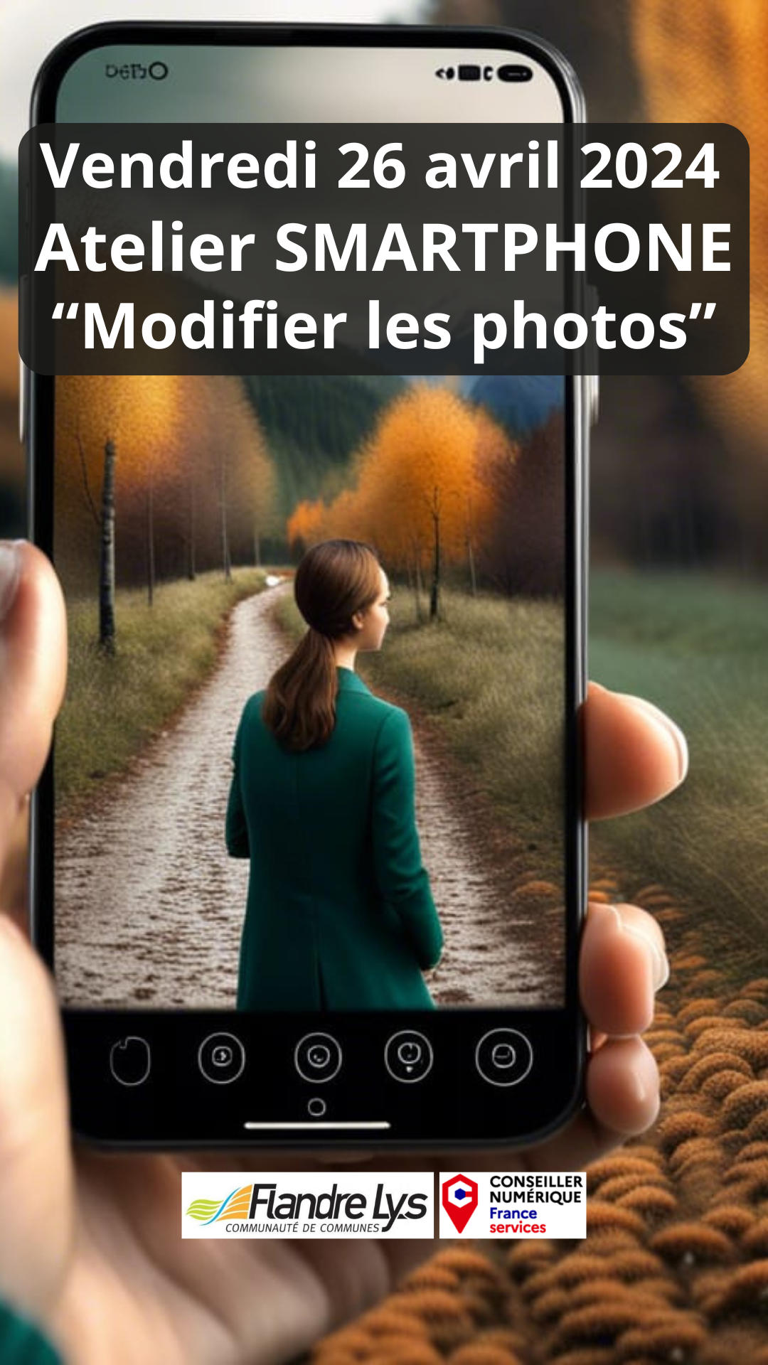 ATELIER SMARTPHONE "Modifier les photos"