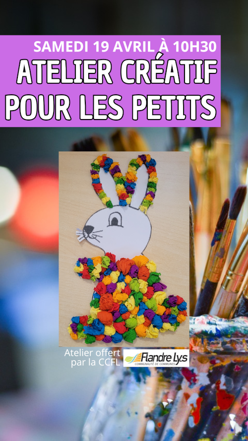 ANIMATION "Atelier créatif pour les petits"