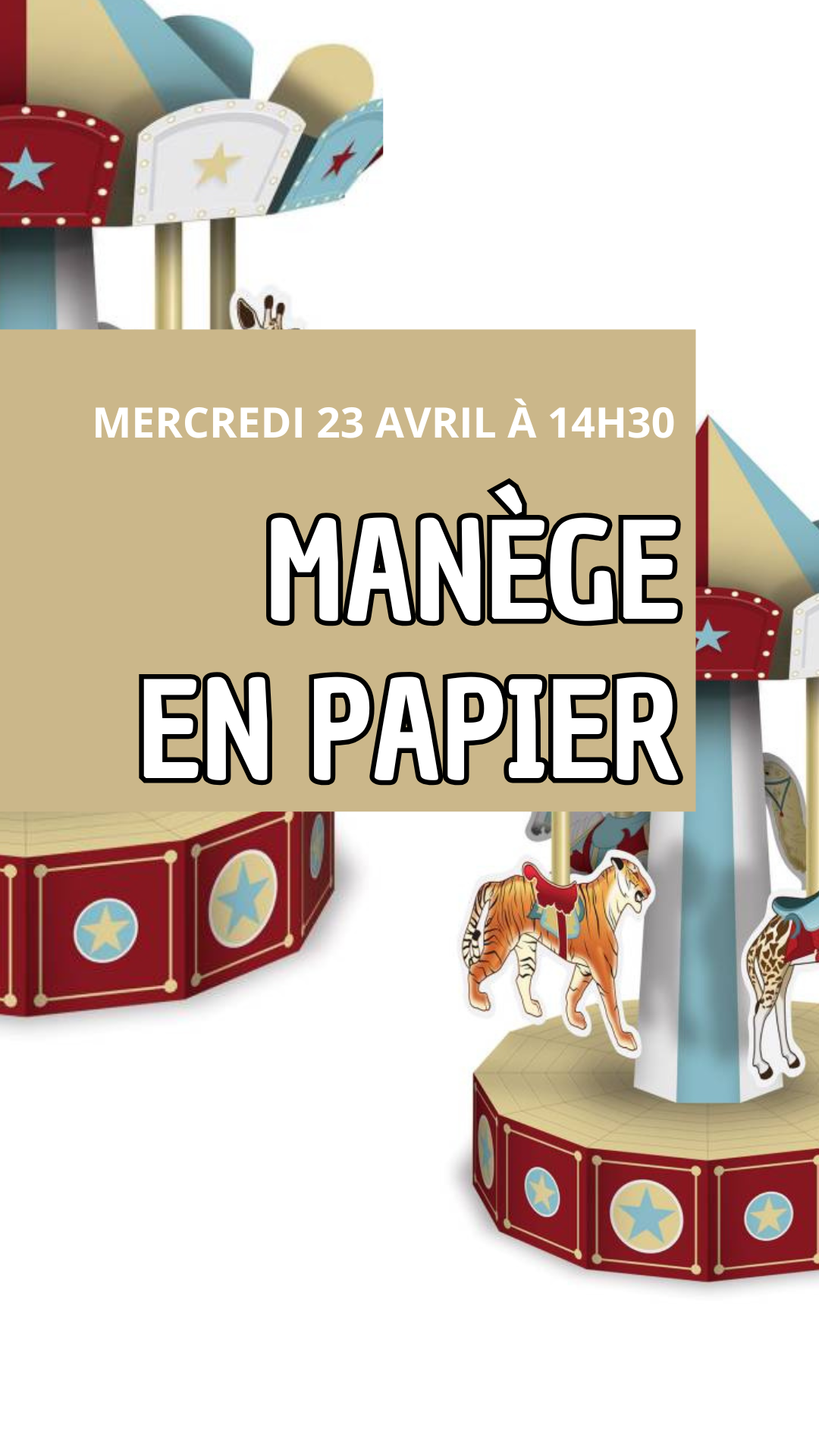 ANIMATION "Manège en papier"