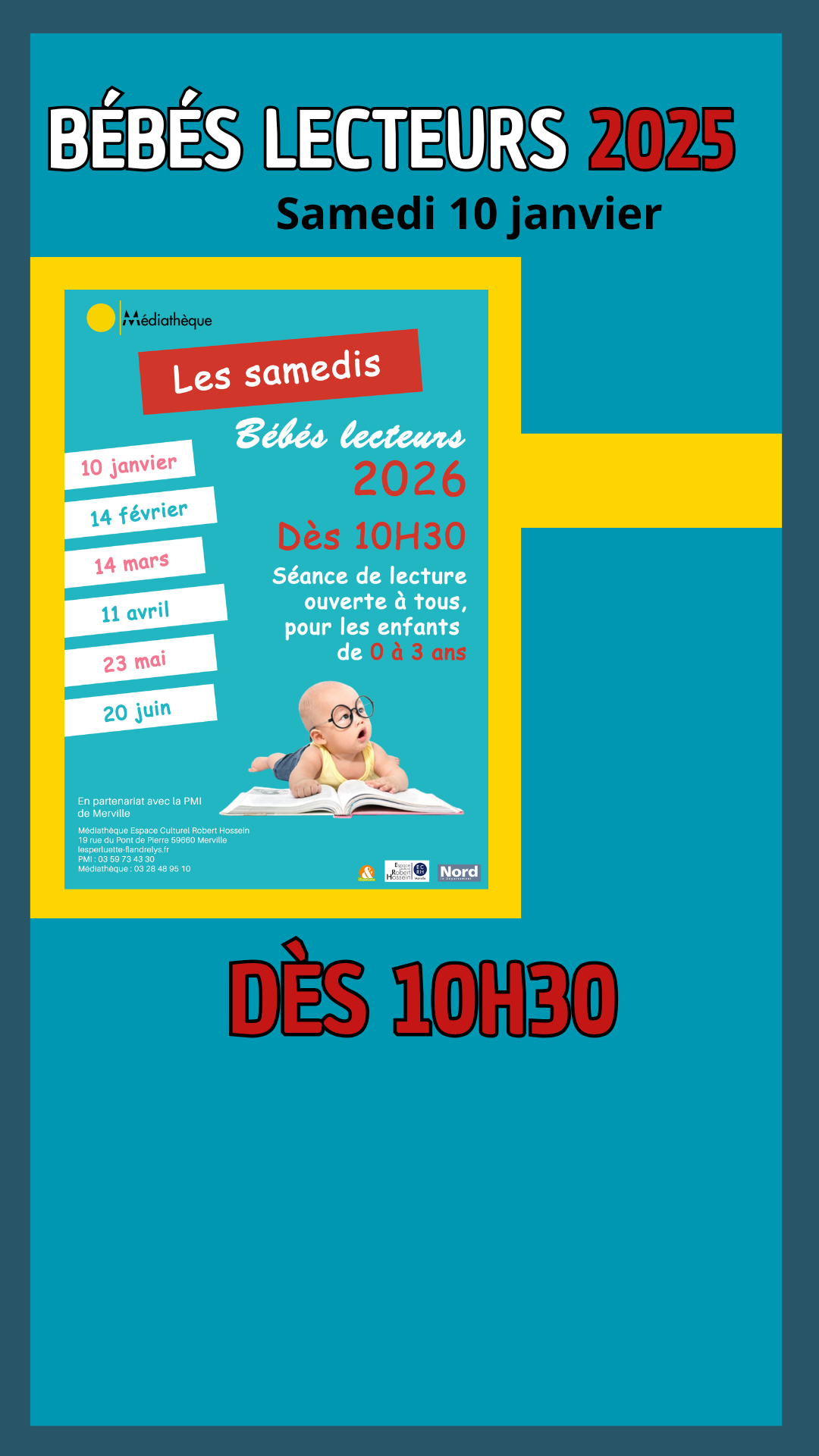 ANIMATION - Bébés lecteurs 2026