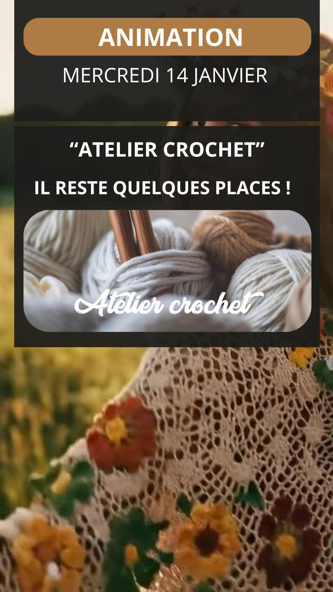 ANIMATION - Atelier Crochet
