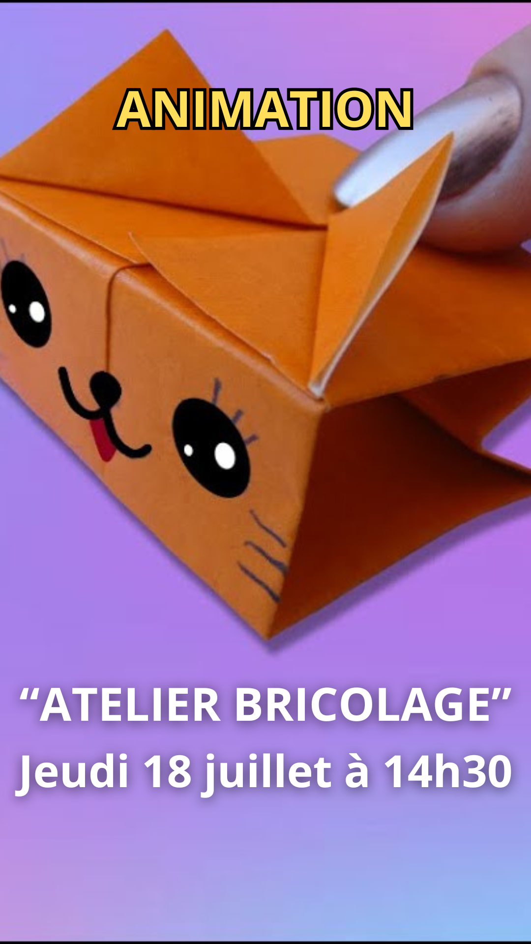 ANIMATION "Atelier bricolage"