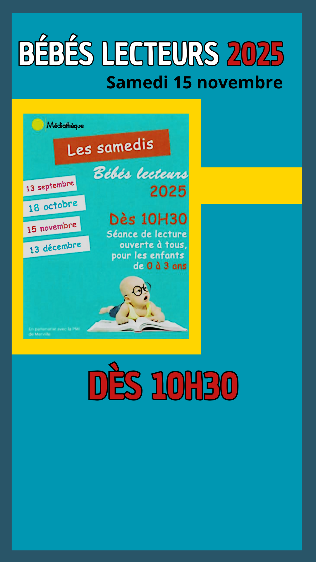 ANIMATION "Bébés lecteurs 2025"