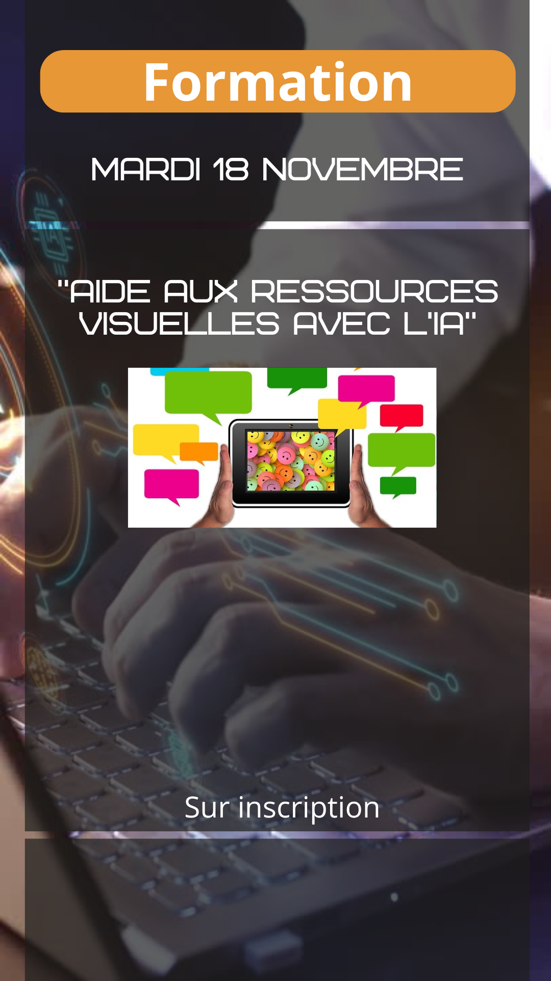 FORMATION A THÈME "Aide aux ressources visuelles avec l'IA"