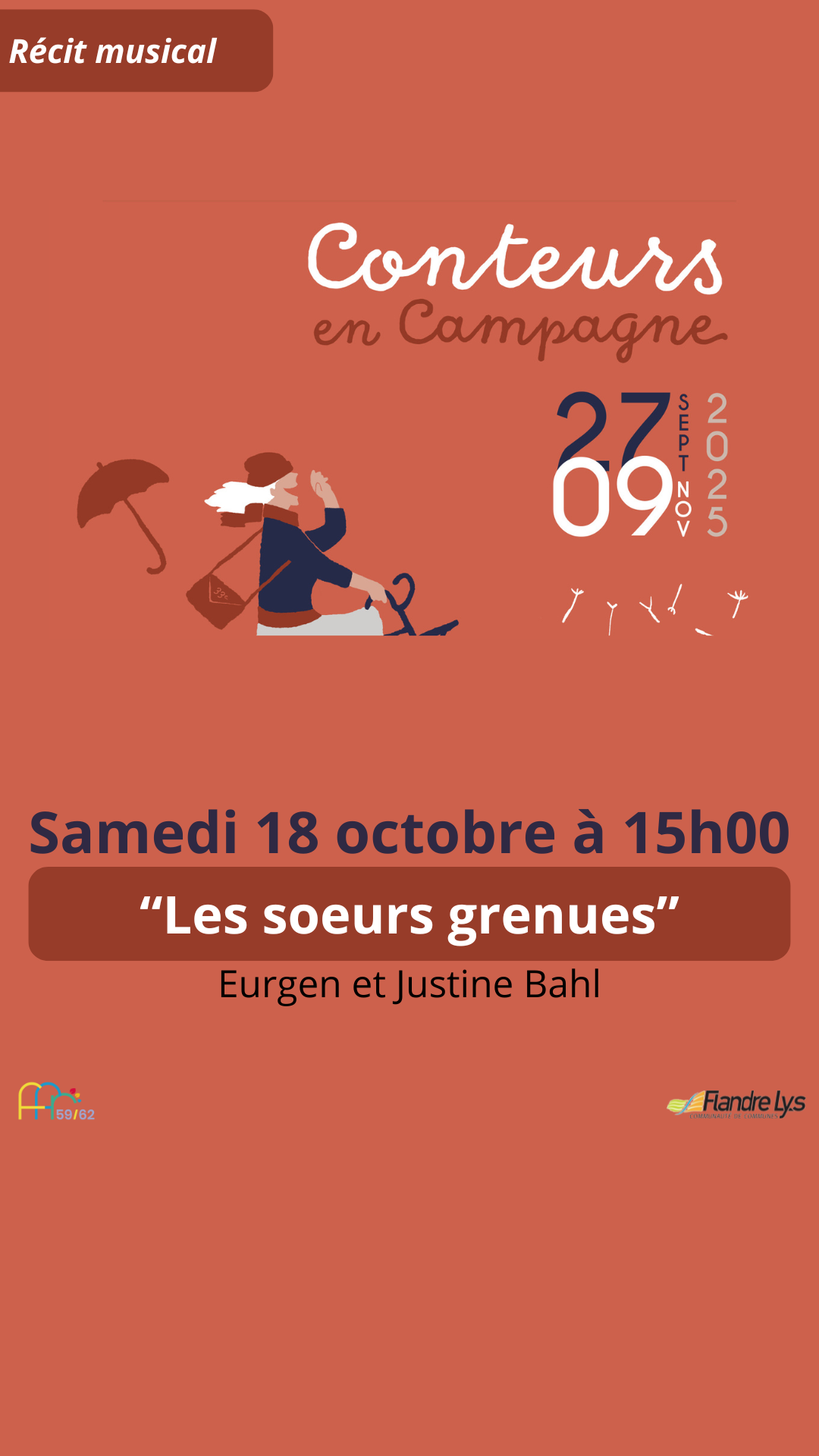 CONTEURS EN CAMPAGNE "Les sœurs Grenues" par Eurgen et Justine Bahl