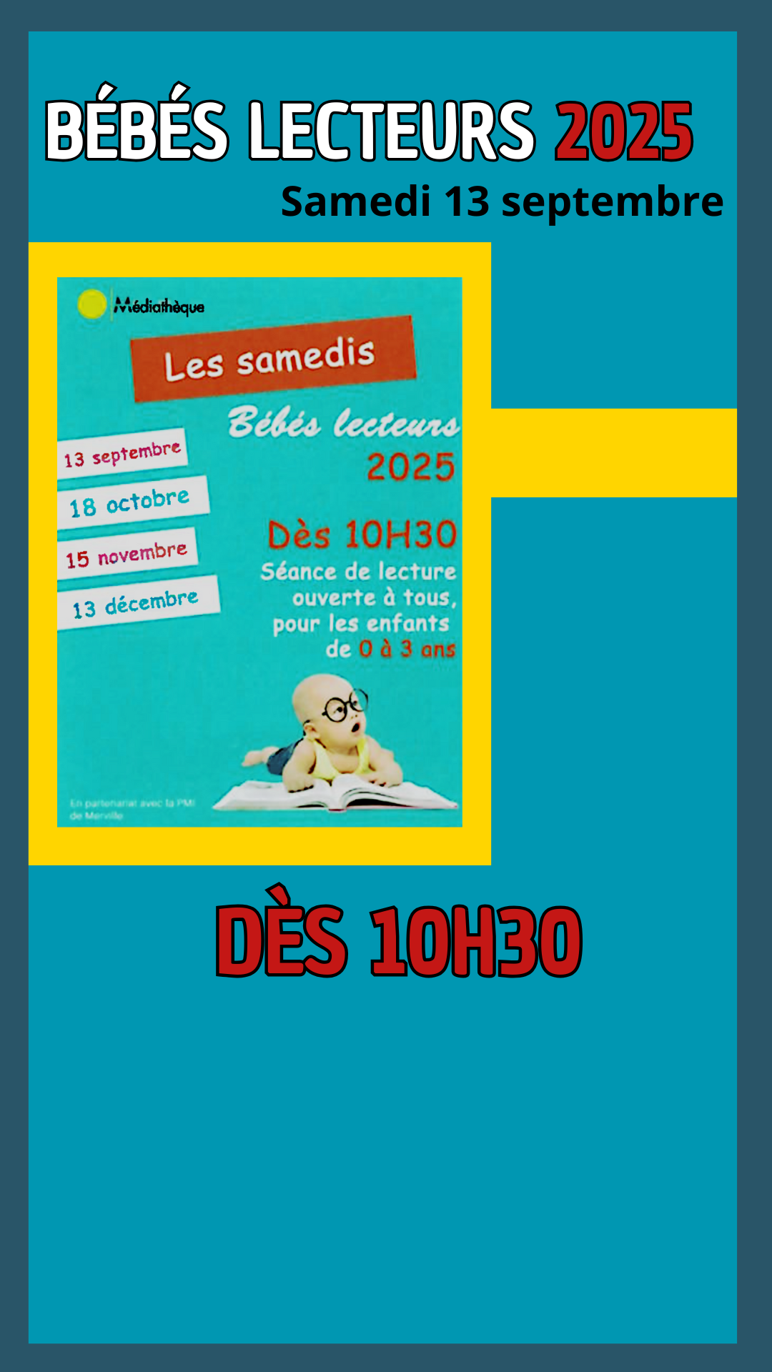 ANIMATION - Bébés lecteurs 2025