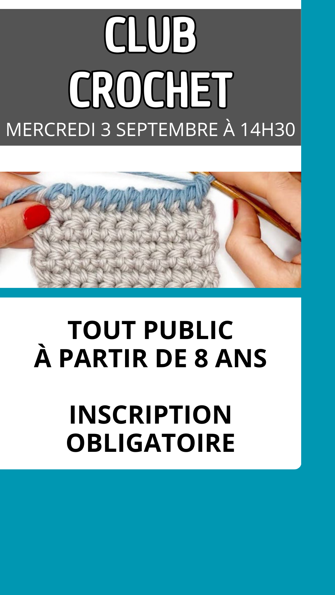 ANIMATION - Club crochet